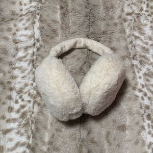 Cozy White Faux Fur Earmuffs